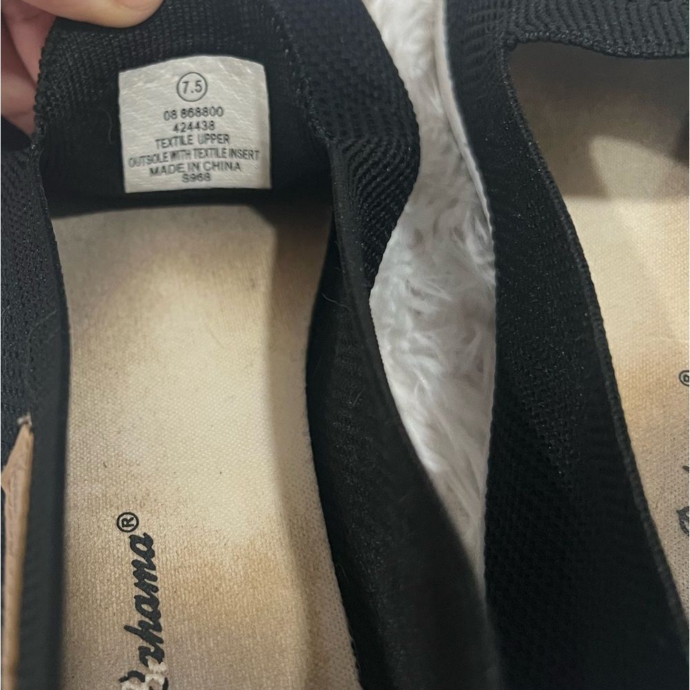 Tommy Bahama Black Slip On Knit Sneakers Memory Foam Loafers Womens Size 7.5 - Picture 7 of 8